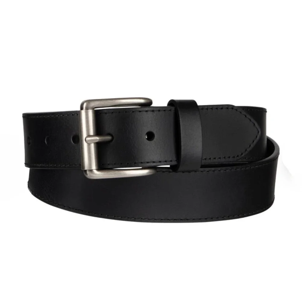 Levis Mens Genuine Leather Belt Black Small 30-32 Harness Buckle Pant Size 28-30